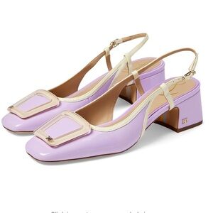 🌸NEW Sam Edelman Elegant Lavender Slingback Heels Women’s Size 8.5 With Box.